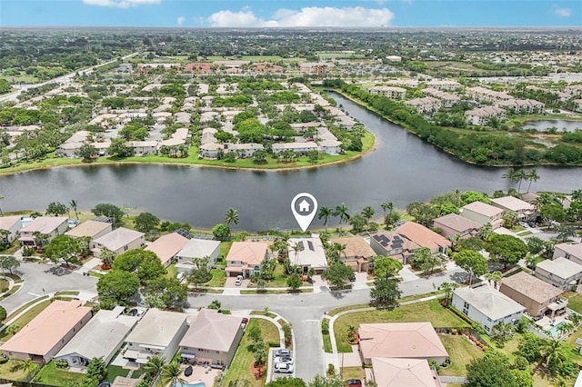 17001 NW 20th St, Pembroke Pines, FL 33028 - aerial view of property and surrounding area with nearby suburban area and a nearby body of water