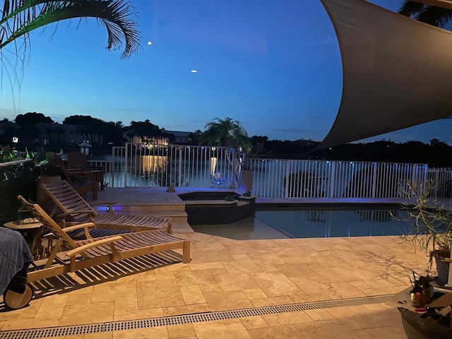 17001 NW 20th St, Pembroke Pines, FL 33028 - view of pool featuring an in-ground hot tub and a patio