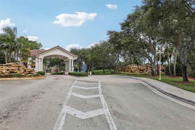 17001 NW 20th St, Pembroke Pines, FL 33028 - view of asphalt road with curbs and sidewalks