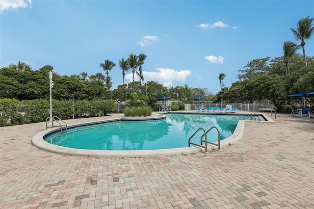 17001 NW 20th St, Pembroke Pines, FL 33028 - community pool with a patio