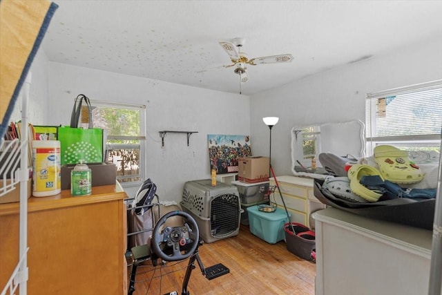 1222 Palm St, Clearwater, FL 33755 - home office with wood finished floors