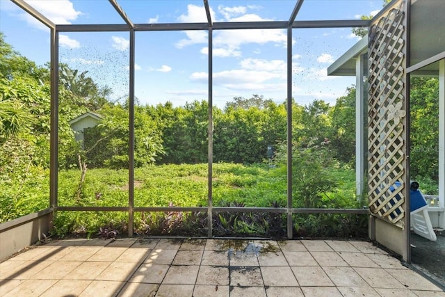 1222 Palm St, Clearwater, FL 33755 - view of unfurnished sunroom