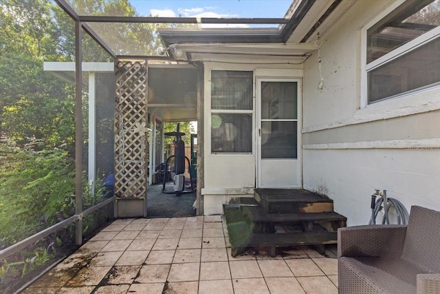 1222 Palm St, Clearwater, FL 33755 - view of patio featuring entry steps
