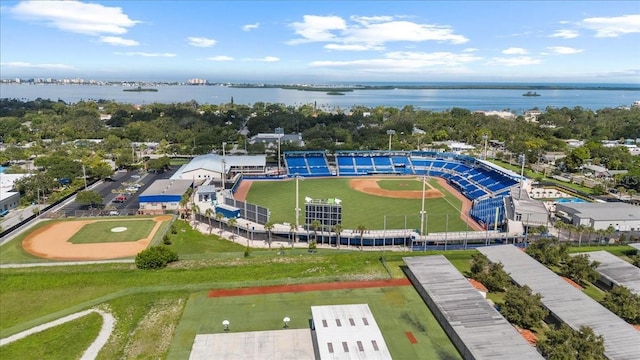 1222 Palm St, Clearwater, FL 33755 - drone / aerial view of a nearby body of water