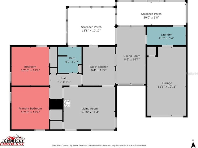 1222 Palm St, Clearwater, FL 33755 - view of home floor plan