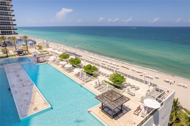 1850 S Ocean Dr Unit 1904, Hallandale Beach, FL 33009 - drone / aerial view of expansive coastline