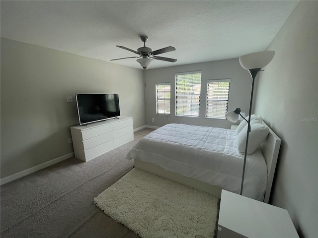 1596 Ludington Ave, Wesley Chapel, FL 33543 - carpeted bedroom with baseboards and a ceiling fan