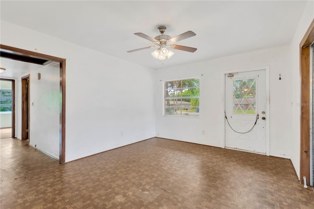 603 Clay Ct, Brandon, FL 33510 - unfurnished room featuring ceiling fan and healthy amount of natural light