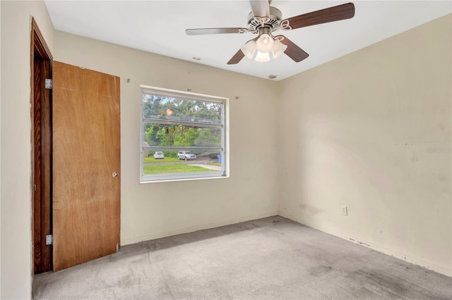 603 Clay Ct, Brandon, FL 33510 - carpeted spare room featuring a ceiling fan and baseboards