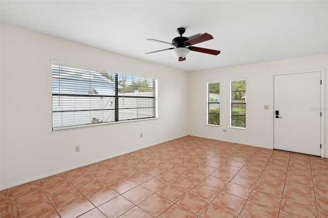 5217 29th Ave S, Gulfport, FL 33707 - spare room featuring ceiling fan