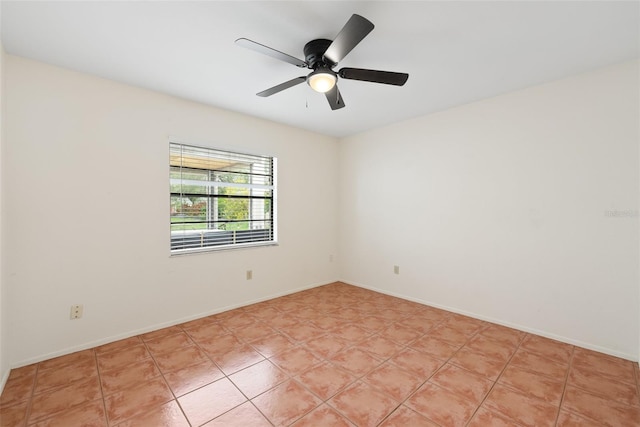 5217 29th Ave S, Gulfport, FL 33707 - unfurnished room featuring a ceiling fan and baseboards