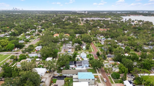 5217 29th Ave S, Gulfport, FL 33707 - aerial overview of property's location featuring nearby suburban area and a large body of water