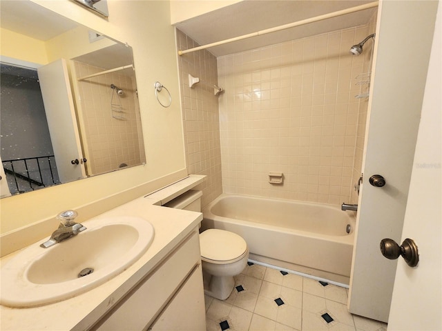 6620 121st Ave Unit 1, Largo, FL 33773 - bathroom featuring shower / washtub combination, tile patterned flooring, and vanity
