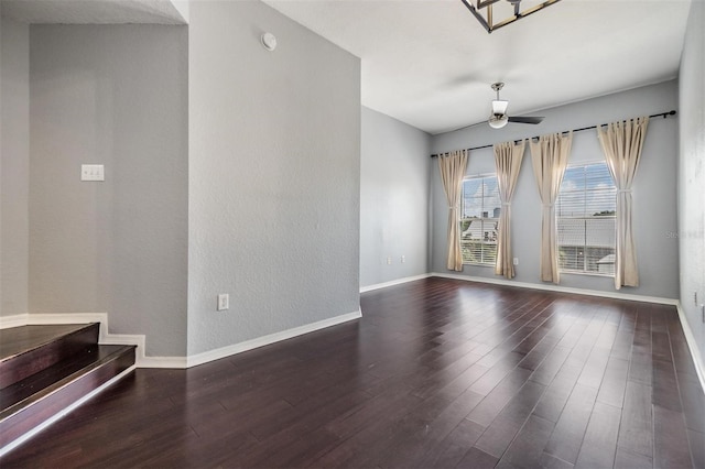 501 S Moody Ave Unit 1134, Tampa, FL 33609 - unfurnished living room featuring wood finished floors and a ceiling fan