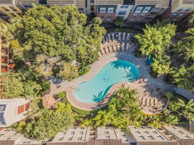 501 S Moody Ave Unit 1134, Tampa, FL 33609 - drone / aerial view of a pool