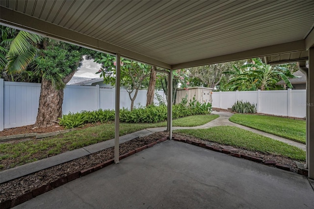 11279 Oakridge Trl, Seminole, FL 33772 - fenced backyard with a patio
