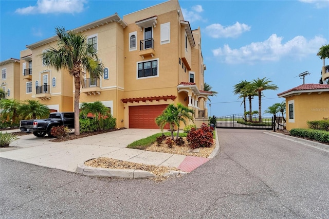 6412 Mayra Shores Ln, Apollo Beach, FL 33572 - view of property with a garage and driveway