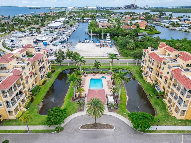 6412 Mayra Shores Ln, Apollo Beach, FL 33572 - aerial view of a nearby body of water