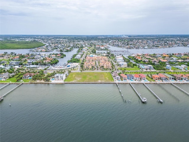 6412 Mayra Shores Ln, Apollo Beach, FL 33572 - aerial perspective of suburban area featuring a large body of water