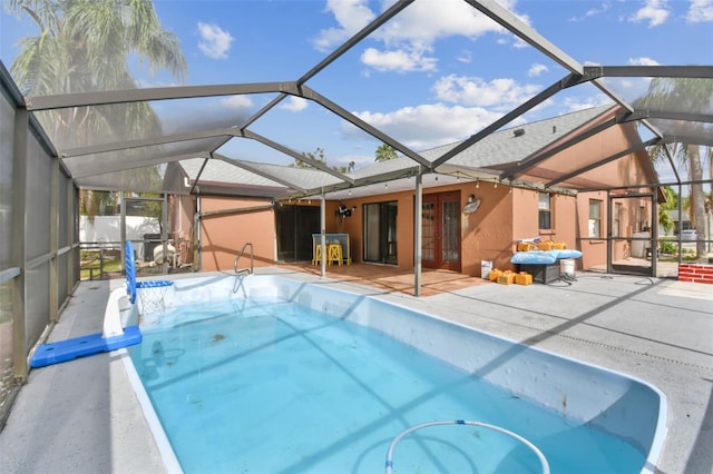 11304 Plumtree Ct, Riverview, FL 33579 - swimming pool with a patio area and a lanai
