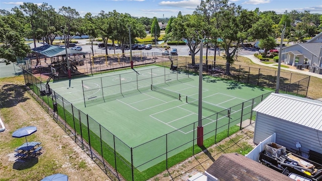 11304 Plumtree Ct, Riverview, FL 33579 - view of tennis court