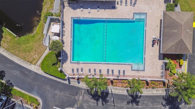 11304 Plumtree Ct, Riverview, FL 33579 - aerial view of property and surrounding area featuring a pool