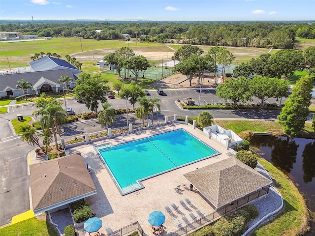 11304 Plumtree Ct, Riverview, FL 33579 - community pool with a water view