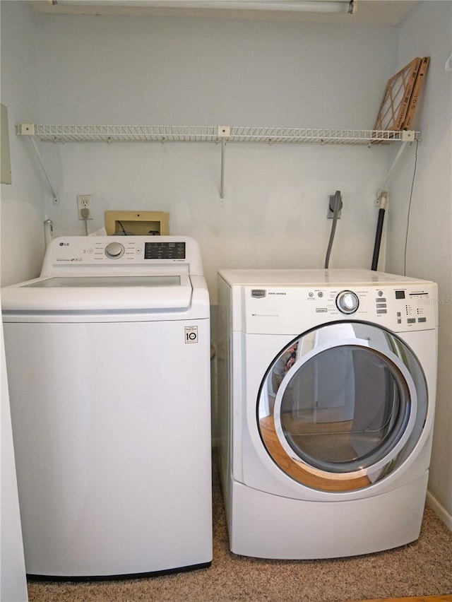 8759 Orient Way NE, Saint Petersburg, FL 33702 - washroom featuring separate washer and dryer
