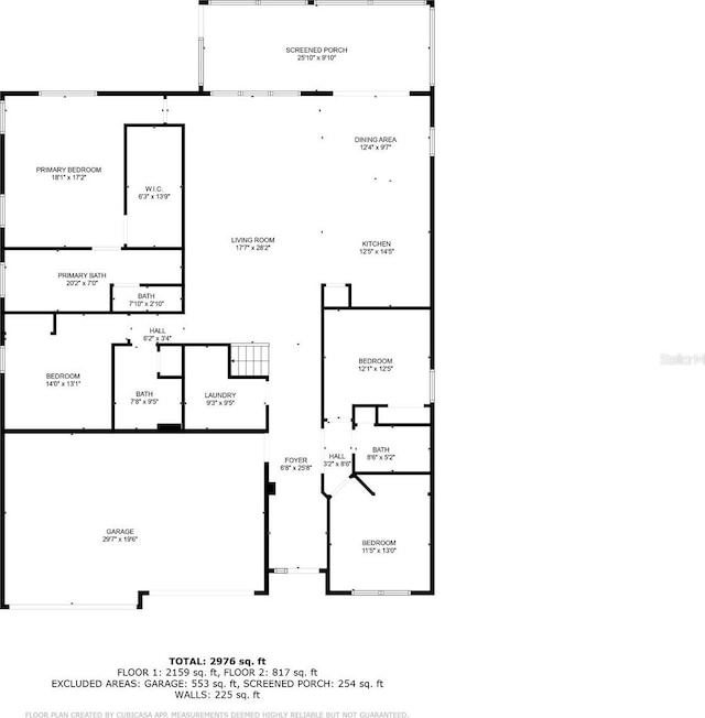 18125 Roseate Dr, Lutz, FL 33558 - view of floor plan / room layout