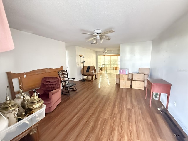 10181 44th Way N Unit 2, Pinellas Park, FL 33782 - living room featuring ceiling fan and wood finished floors
