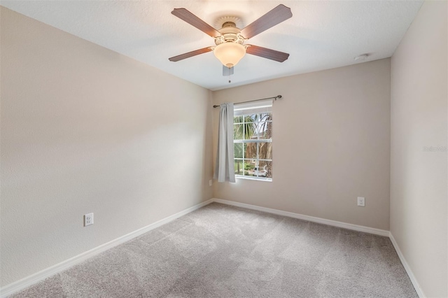 12039 Greengate Dr, Hudson, FL 34669 - unfurnished room with carpet, a ceiling fan, and a smoke detector