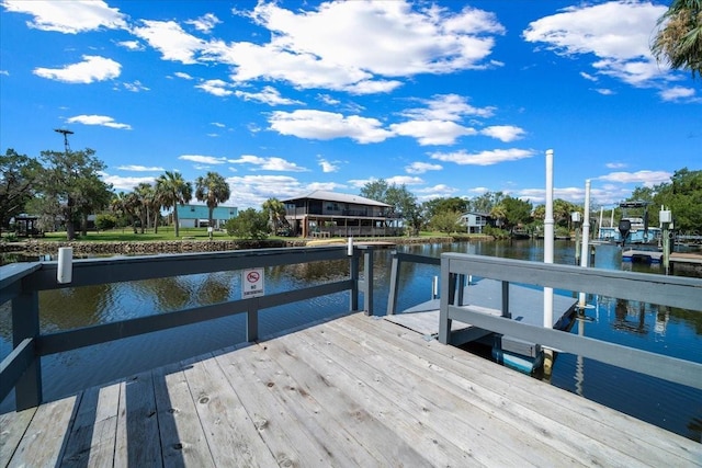 12046 W Gulf Breeze Ct, Crystal River, FL 34429 - dock area featuring a water view