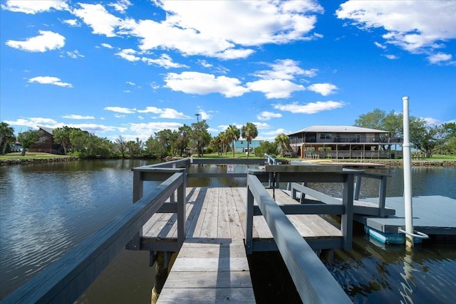 12046 W Gulf Breeze Ct, Crystal River, FL 34429 - dock area featuring a water view