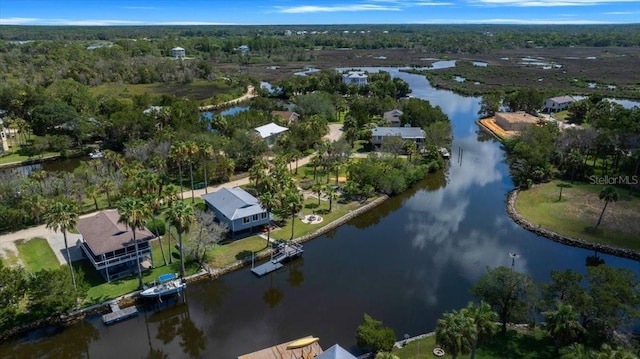 12046 W Gulf Breeze Ct, Crystal River, FL 34429 - drone / aerial view of a nearby body of water
