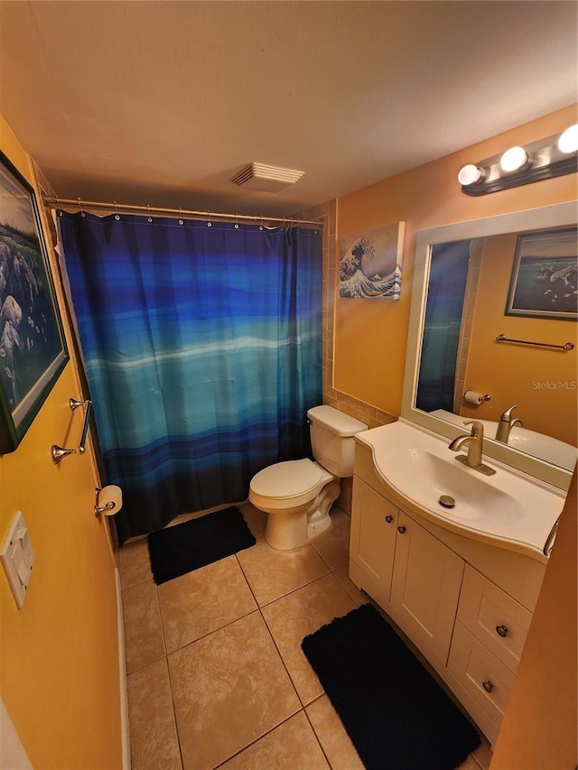 1975 W Bay Dr Unit 304, Largo, FL 33770 - full bath featuring vanity, tile patterned flooring, and a shower with shower curtain