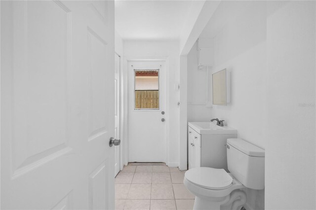 4923 Avery Rd, New Port Richey, FL 34652 - bathroom with vanity and tile patterned floors