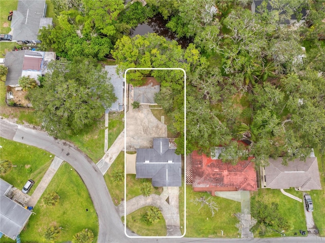 4923 Avery Rd, New Port Richey, FL 34652 - aerial view of property's location with property parcel outlined