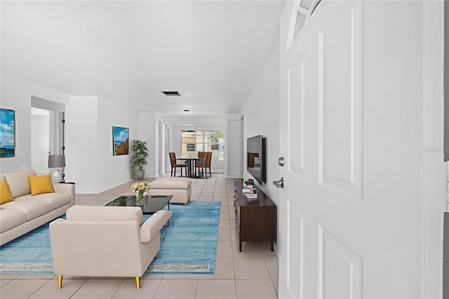 4923 Avery Rd, New Port Richey, FL 34652 - living room featuring light tile patterned flooring