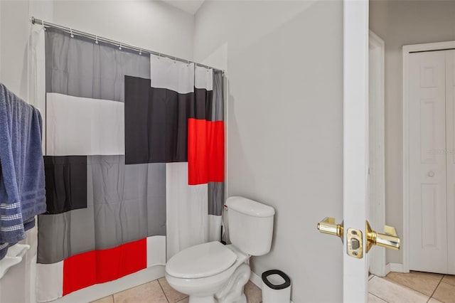 22623 Cliffside Way, Land O Lakes, FL 34639 - full bathroom featuring tile patterned flooring and shower / bath combination with curtain