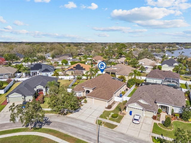 22623 Cliffside Way, Land O Lakes, FL 34639 - aerial perspective of suburban area featuring a nearby body of water