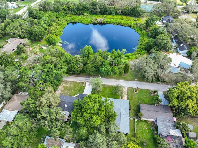 1708 Pond Lake Dr, Tampa, FL 33612 - bird's eye view of a nearby body of water
