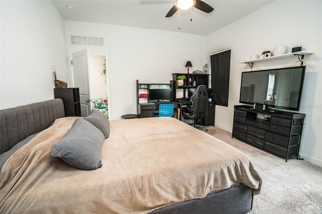 35210 Daisy Meadow Loop, Zephyrhills, FL 33541 - carpeted bedroom featuring a desk and ceiling fan