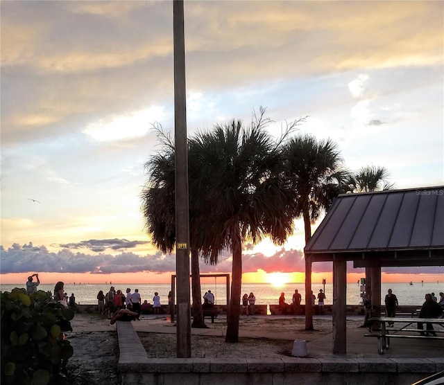 7307 Windsor Mill Rd, Hudson, FL 34667 - surrounding community with a gazebo and a water view