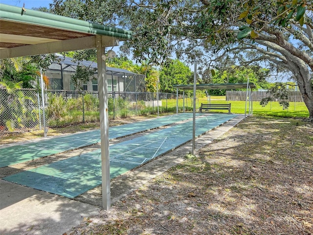 1018 Osprey Ct, Dunedin, FL 34698 - view of home's community featuring shuffleboard