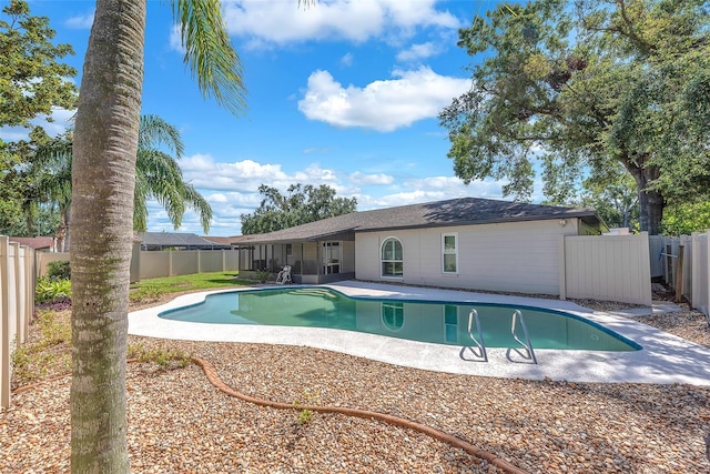 3840 Rolling Cir, Valrico, FL 33594 - view of pool with a fenced backyard and a patio