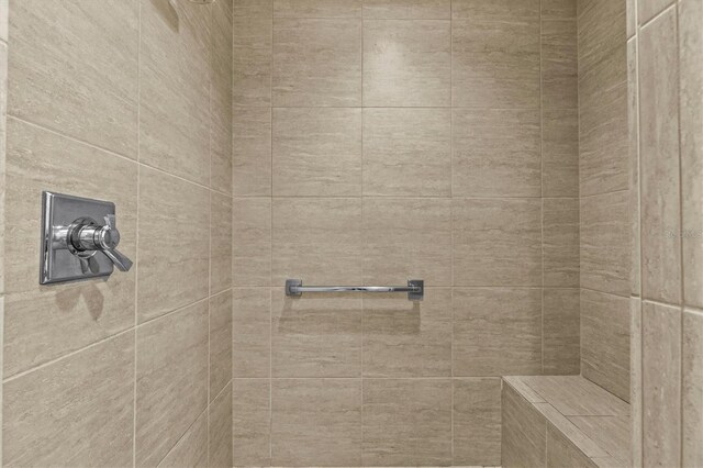 200 Main St Unit 204, Dunedin, FL 34698 - bathroom featuring a tile shower