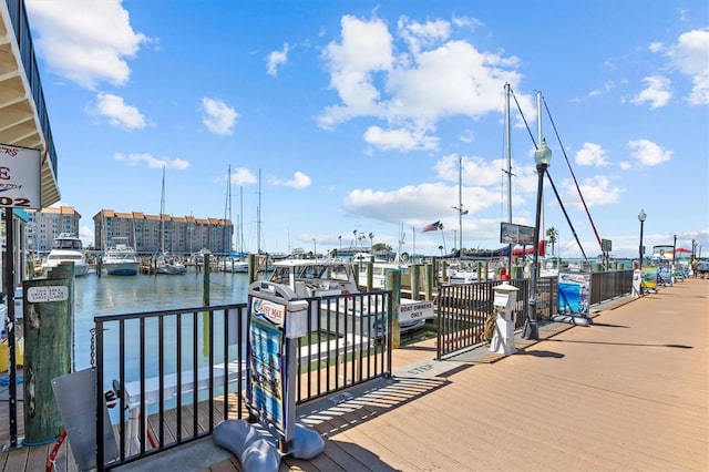 200 Main St Unit 204, Dunedin, FL 34698 - dock area featuring a water view