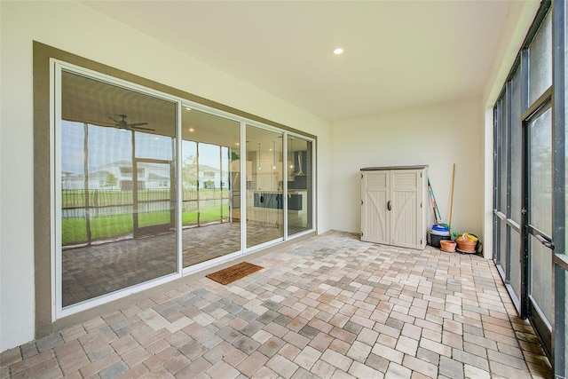 8717 Sanders Tree Loop, Wesley Chapel, FL 33545 - view of unfurnished sunroom