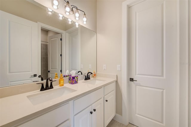 8717 Sanders Tree Loop, Wesley Chapel, FL 33545 - full bathroom featuring double vanity