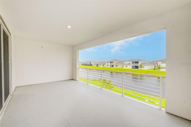 8717 Sanders Tree Loop, Wesley Chapel, FL 33545 - patio / terrace with a residential view and a water view
